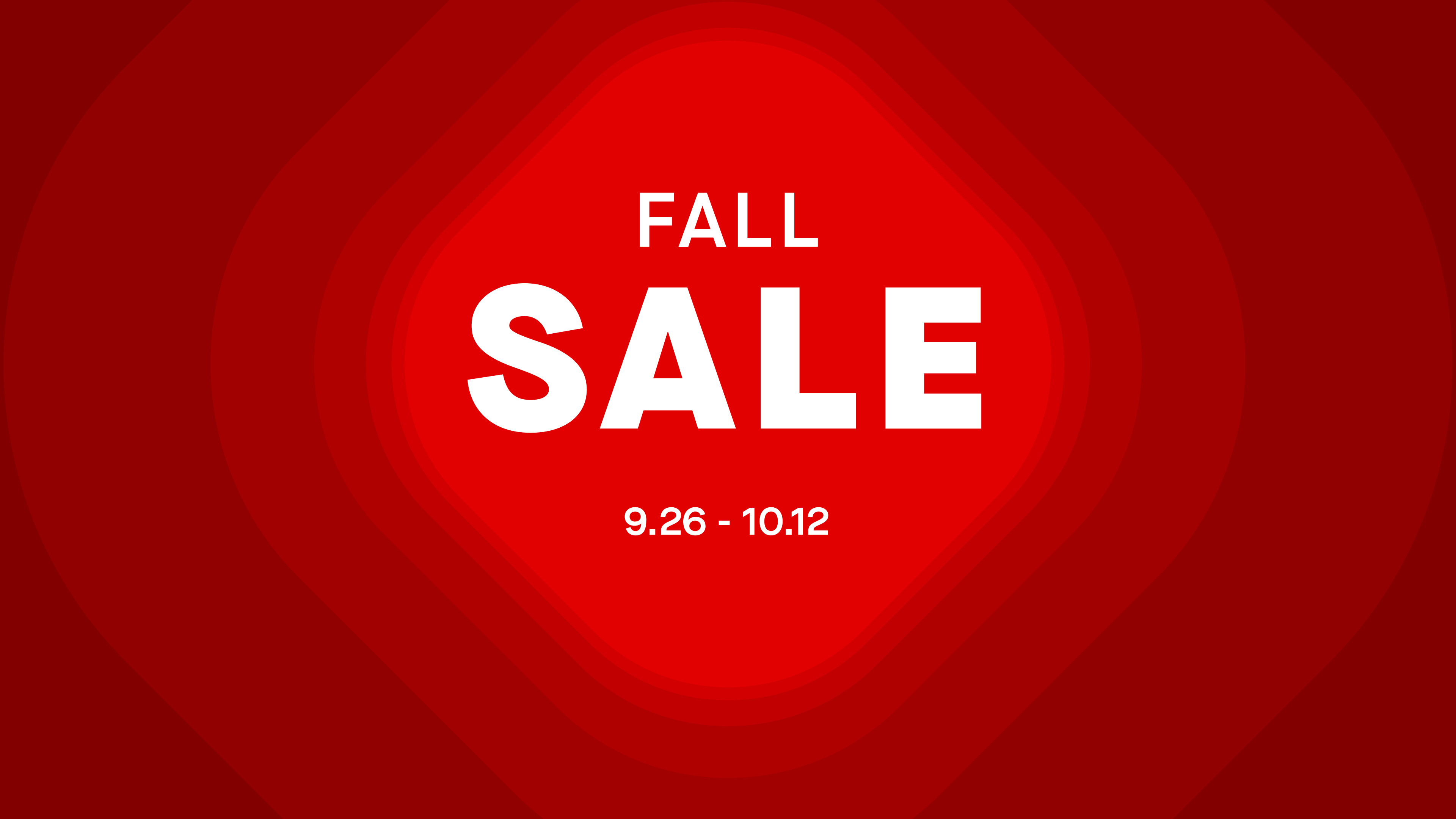 9.26 FALL SALE