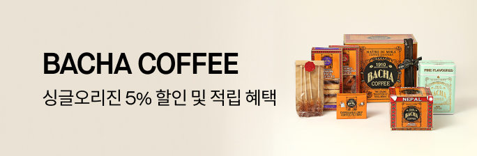 [BACHA COFFEE] 싱글오리진 5% 할인