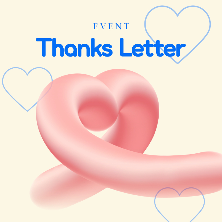 [EVENT]<br>Thanks Letter