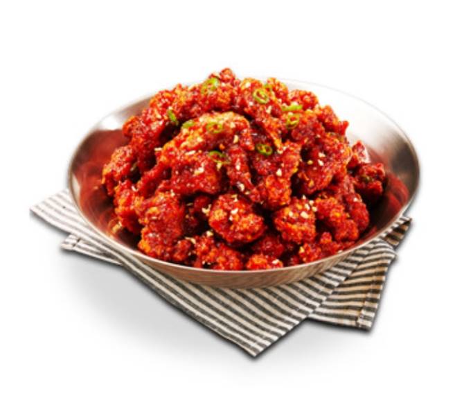 만석닭강정 (뼈 보통맛)