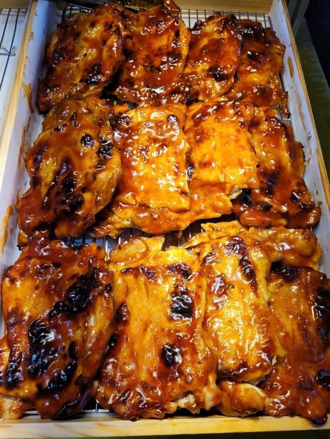 파닭파닭 스테이크(양념치킨맛)
