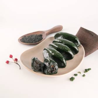 참모싯잎 
검정깨 송편 (4개)
