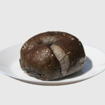 먹물버터 베이글