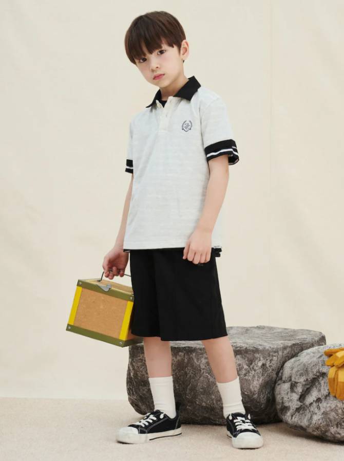 [Kids] 피케 반팔 상하세트
