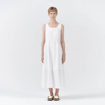 Fit&Flare Line Sleeveless Long Dress