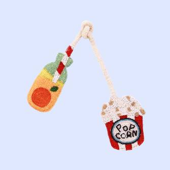 Popcorn & Juice Bag Charm