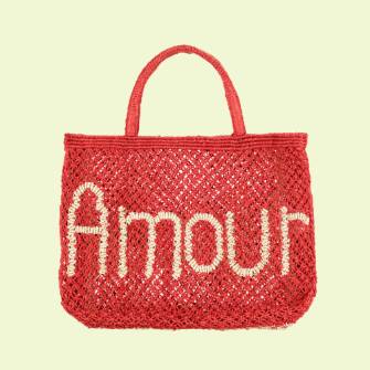 Amour Small Bag - Scarlet and Natural