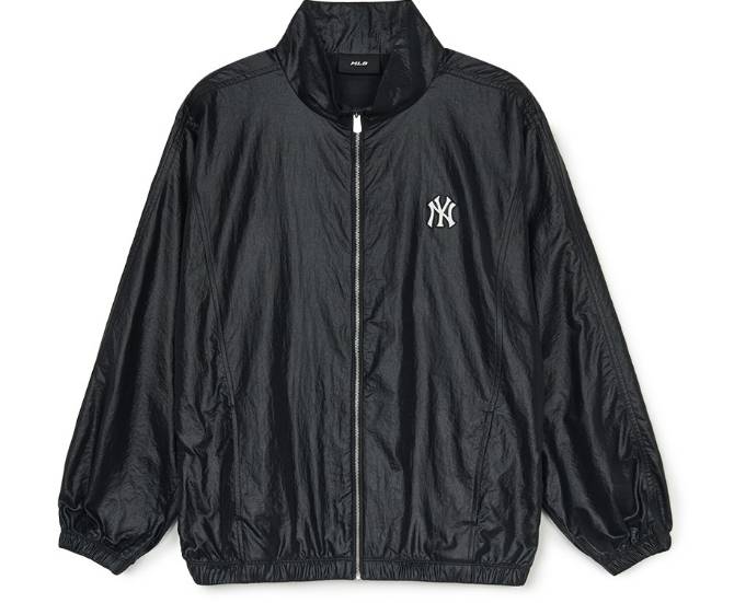 여성 스포티브 바시티 유광 바람막이