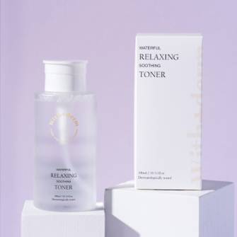 [위드덤]
워터풀 릴렉싱 수딩 토너 300ml
+ 스킨통 증정