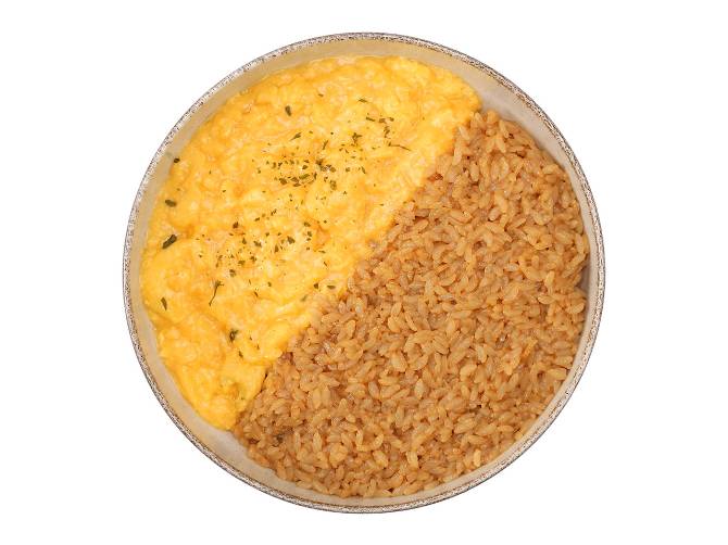 반숙 버터 스크램블에그 간장밥