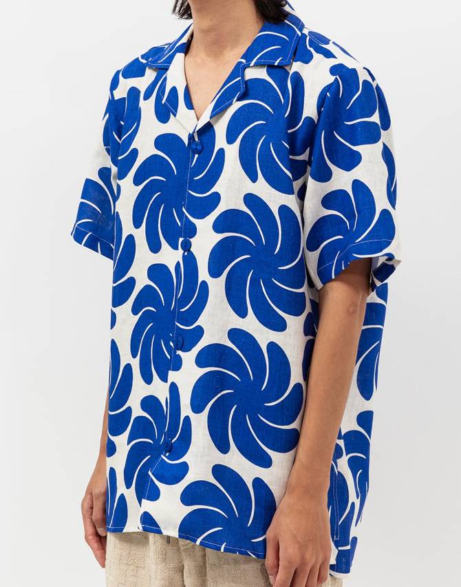 OAS COMPANY : NEBULA CUBA LINEN SHIRT