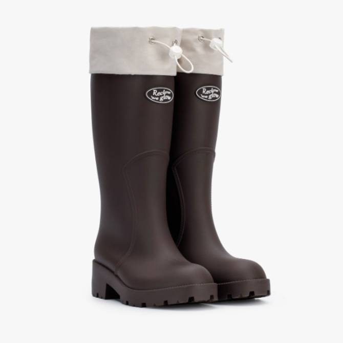 HOU LONG RAIN BOOTS BROWN