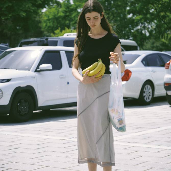Mesh Layer Skirt