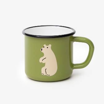 Huggy Bear
Olive Enamel Plate&Mug 세트