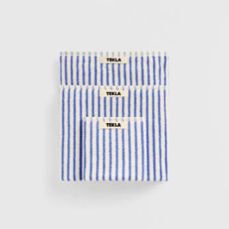 TEKLA
Towel 
Coastal Blue Stripes