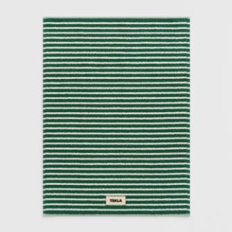 TEKLA
Bathmat
Teal Green Stripes