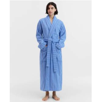 TEKLA 
Bathrobe Marseille Stripes
