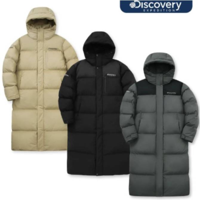 남성 다운 롱패딩