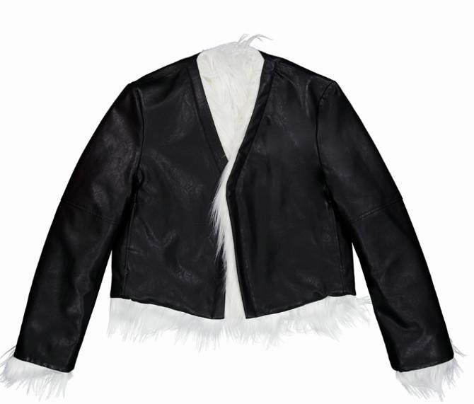 FUR LEATHER JACKET