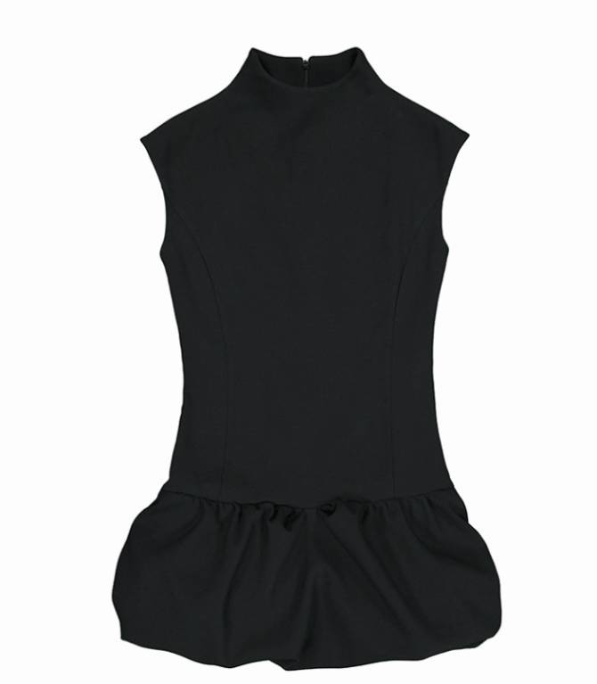 SLEEVELESS TULIP ONE-PIECE
