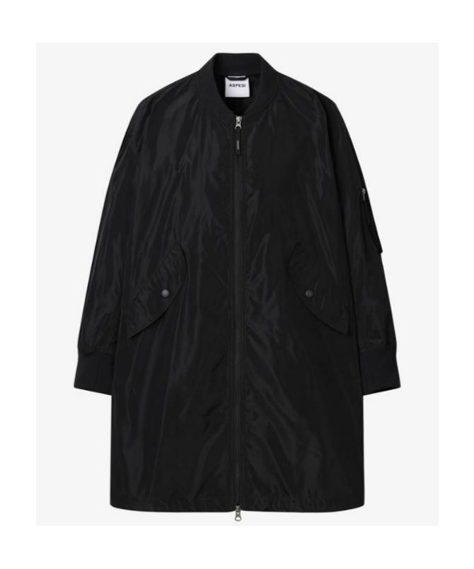 봄보 롱 블루종 점퍼