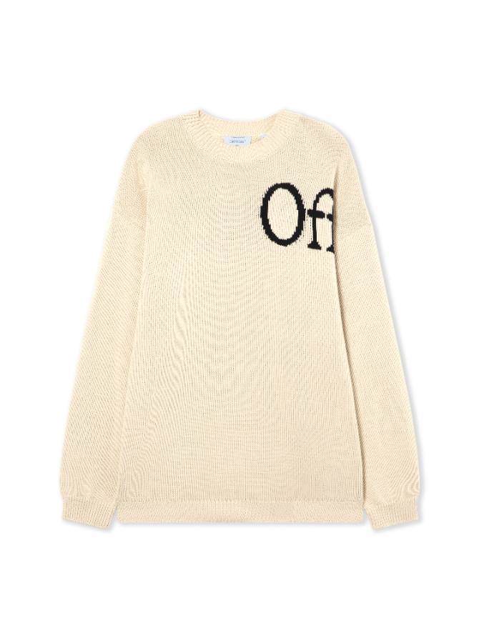 COT OW SHARED LOGO KNIT CREW