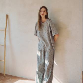 성인 송이 와플 티셔츠