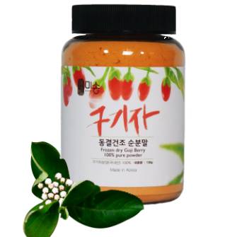 미송 동결건조
구기자 순분말
(130g/국내산)