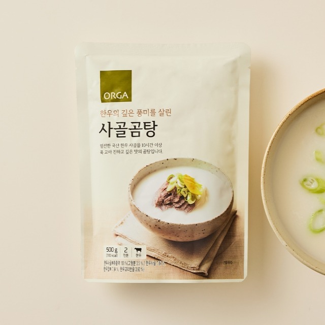 [2+1]ORGA 한우의 깊은 풍미를 살린 사골곰탕 500g