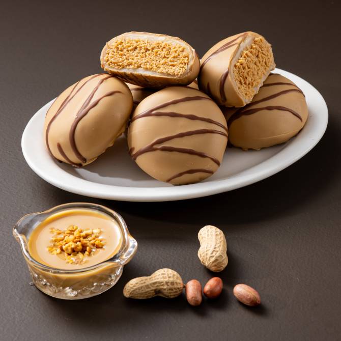 [봄날엔]초코퐁당 두바이 쫀득떡 피넛버터맛(3개입)