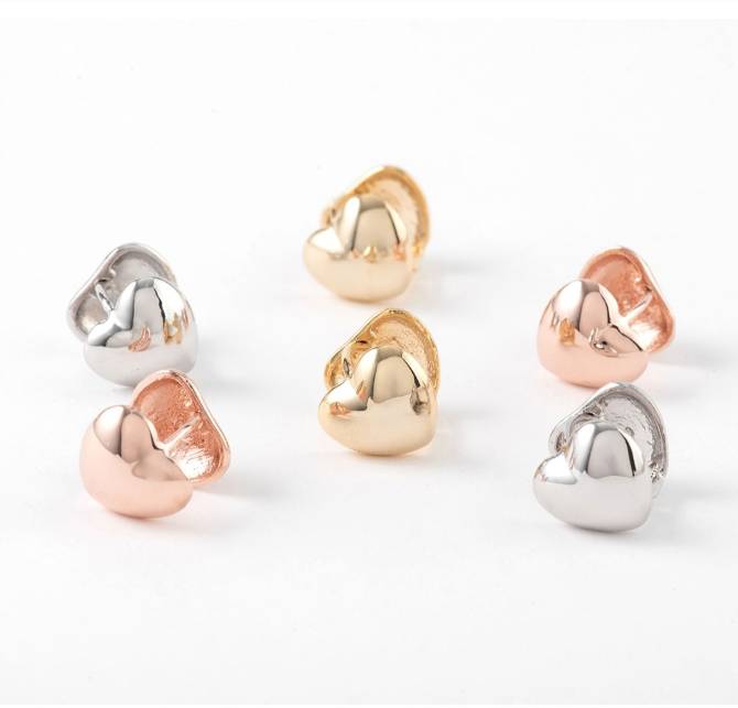 실버 925 볼드 원터치이어링