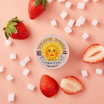 자일리톨스톤 
딸기향 캔디