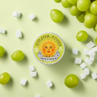 자일리톨스톤 
청포도향 캔디