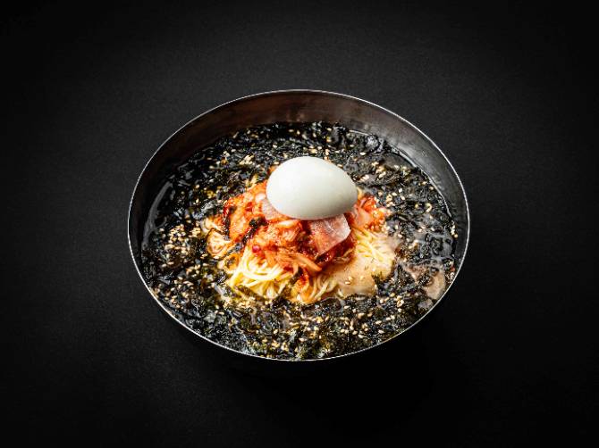 김치말이 국수