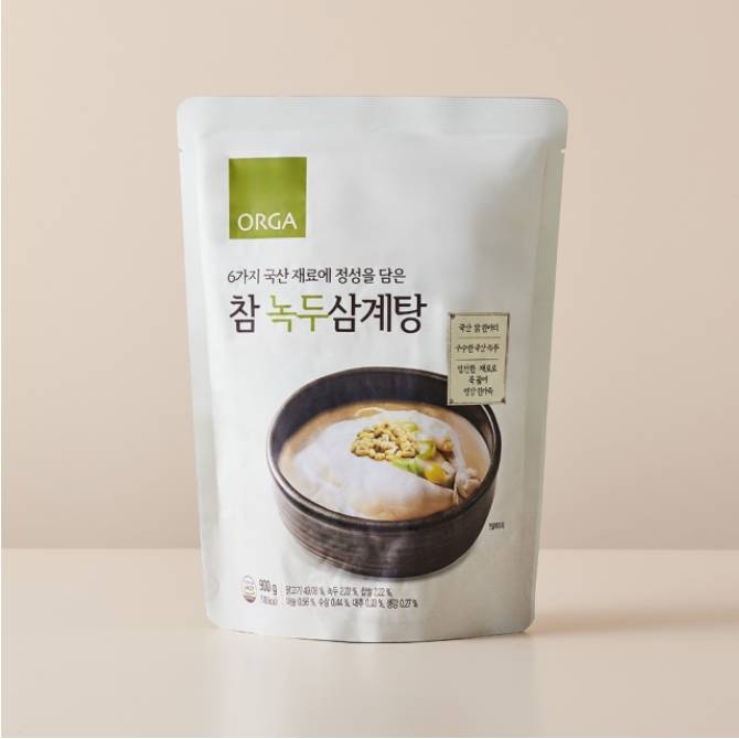 ORGA 삼계탕 900g (녹두)