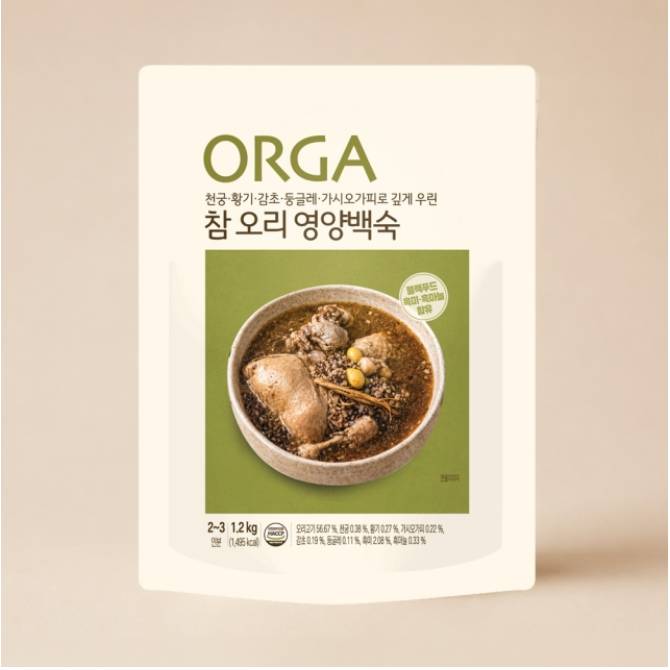 ORGA 참 오리 영양백숙 1.2kg