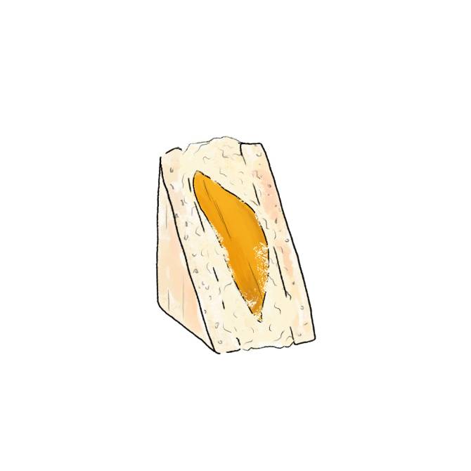 우유크림 망고산도