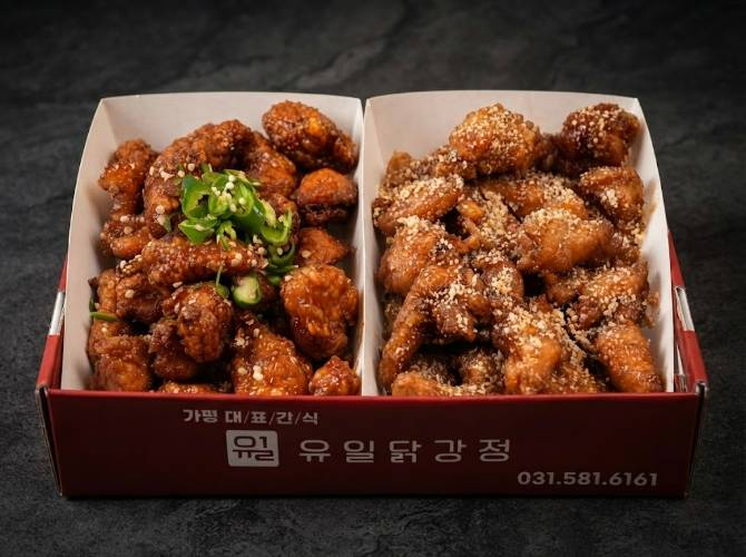 반반닭강정(오리지널+매운맛)