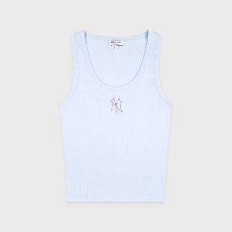 Yankees Krystal Cropped Tank