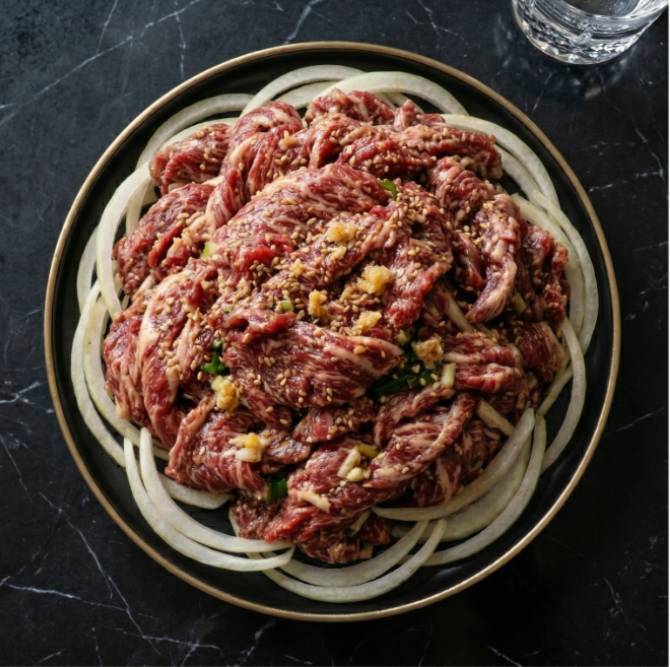 한우 등심불고기(100g)