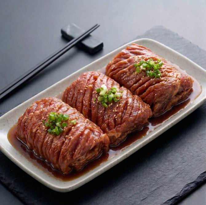 돼지 칼집 포갈비(100g)