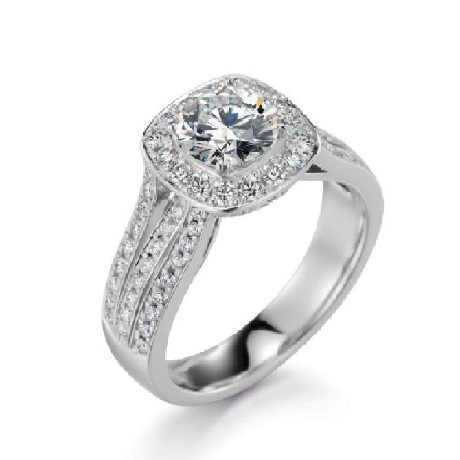 에바1캐럿 반지