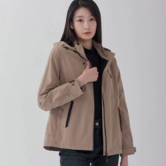 숏 후드 점퍼