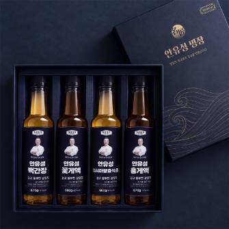 안유성 명장X아이쿠 프리미엄 소스 4종 세트