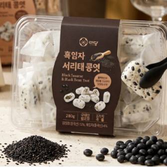 [미당]
흑임자 서리태콩엿(280g)