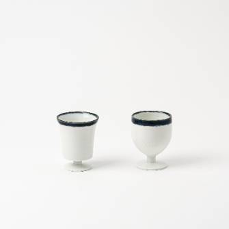 [두와]
블루림 고블렛 잔