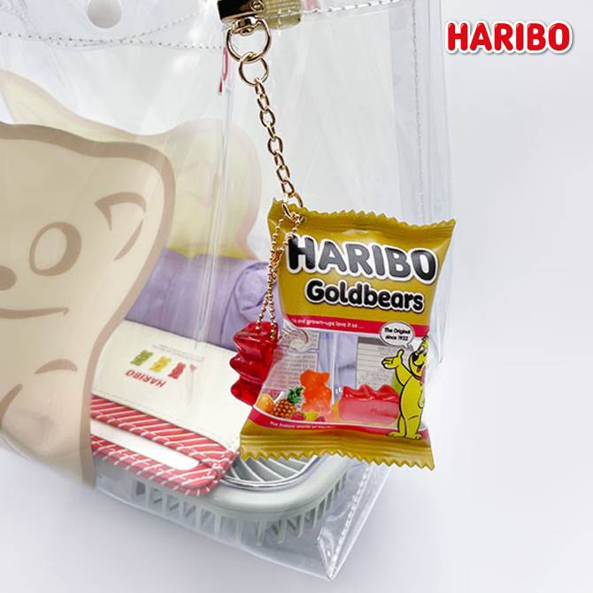 하리보 에어 투명 키링 (골드베렌)