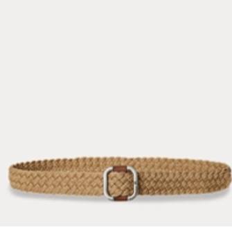 SQU SLIDE 35-BELT-MEDIUM WOVEN JUTE