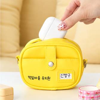짱구 이름표 파우치
