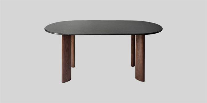 Oval Stone Dining Table